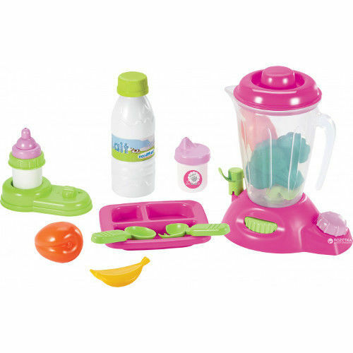 Set Ecoiffier Gentuta pentru Pranz cu Alimente si Blender