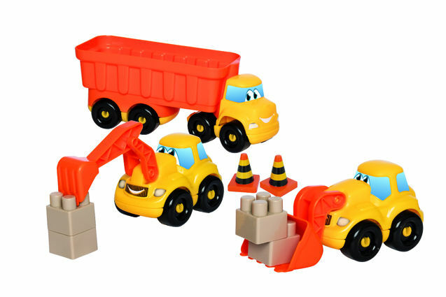Set Camion constructii cu remorca Ecoiffier