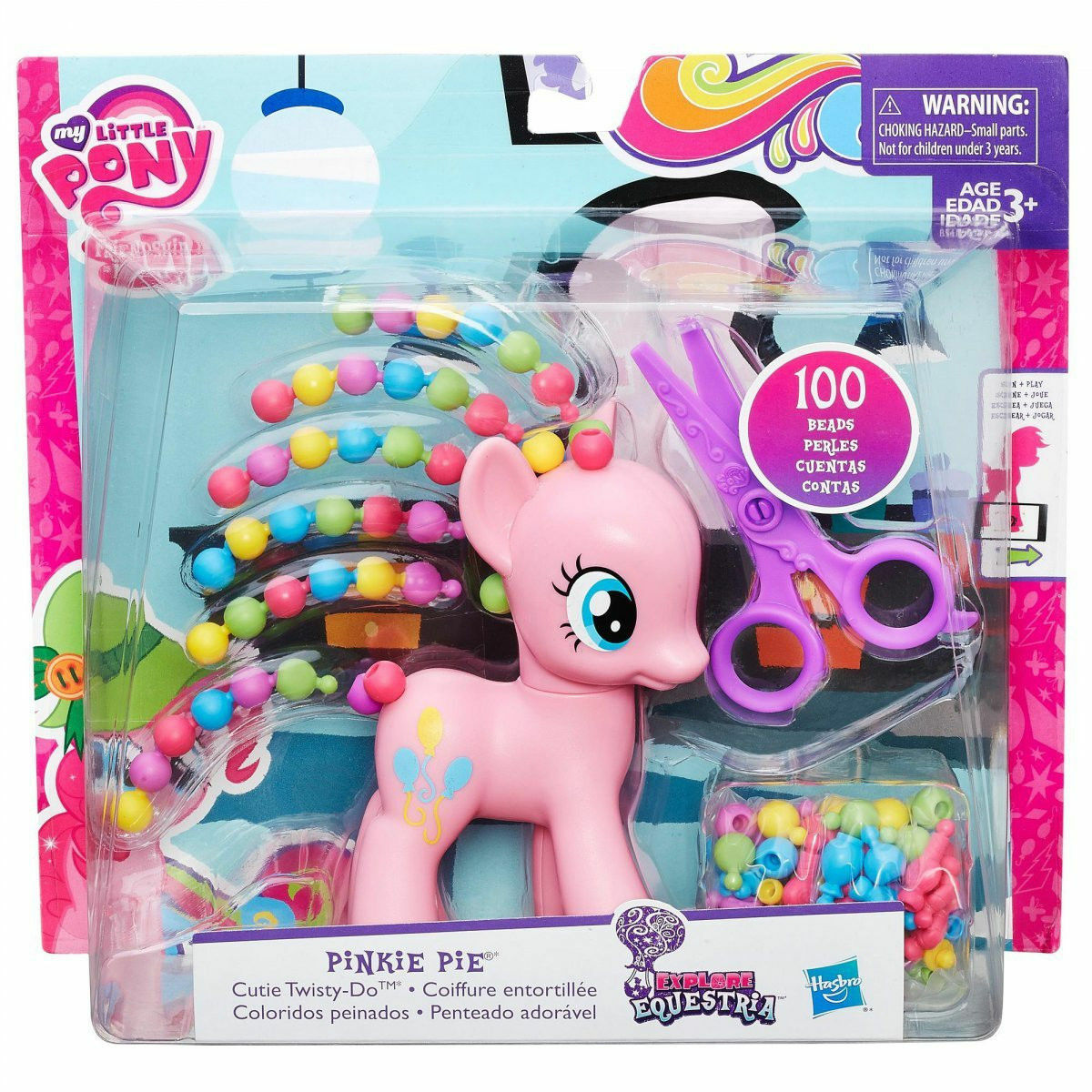 Figurina My little pony Pinkie Pie cu par ondulat B5417 Hasbro
