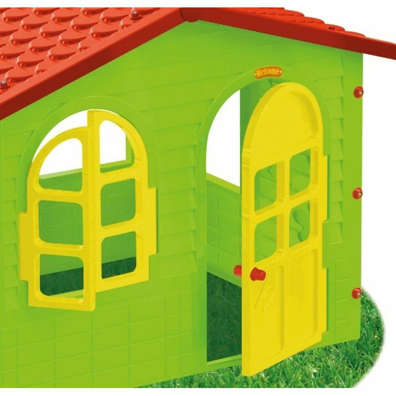 Casuta de joaca de exterior pentru copii MochToys Garden House mare cu gardut 10498