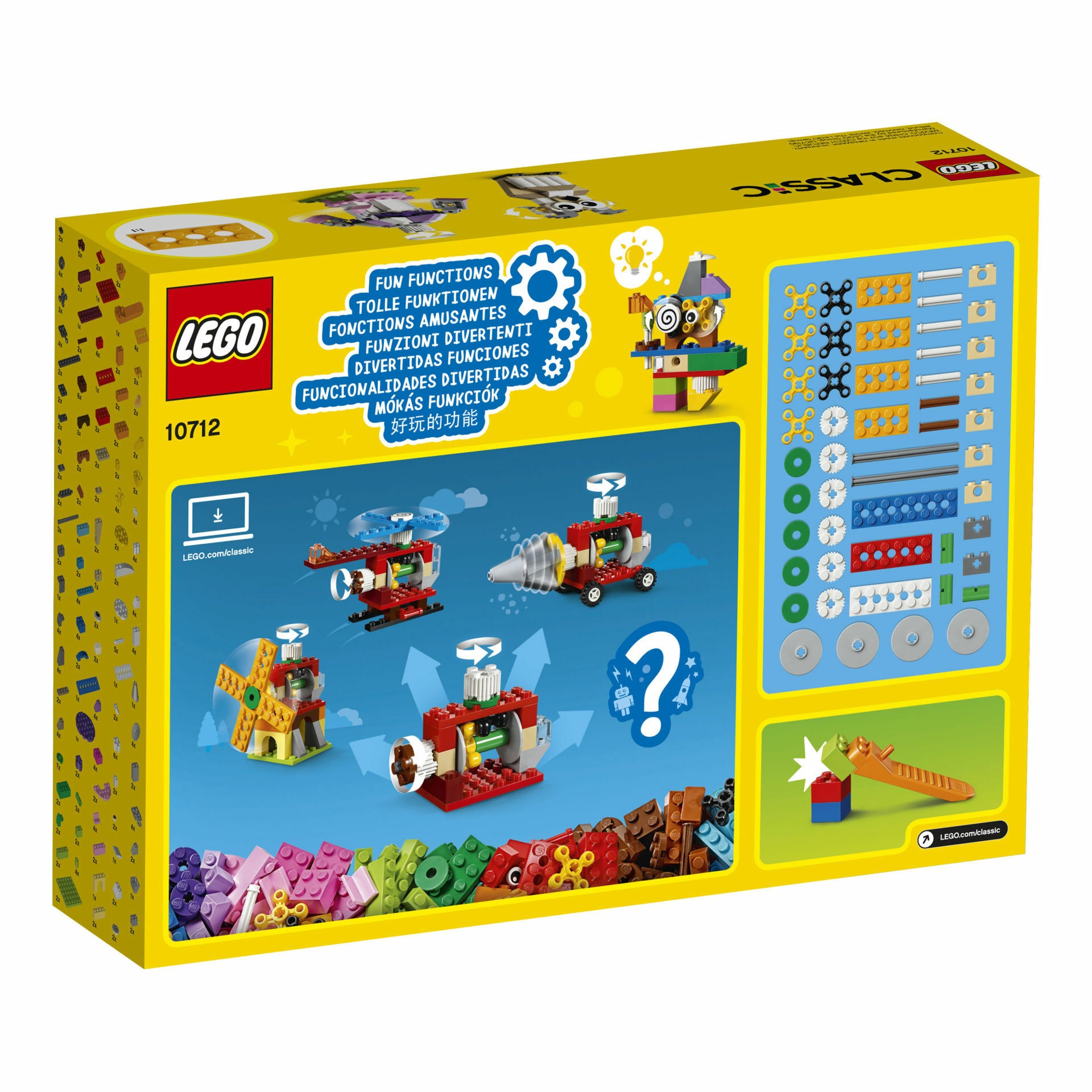 LEGO® Classic Caramizi si roti variate 10712