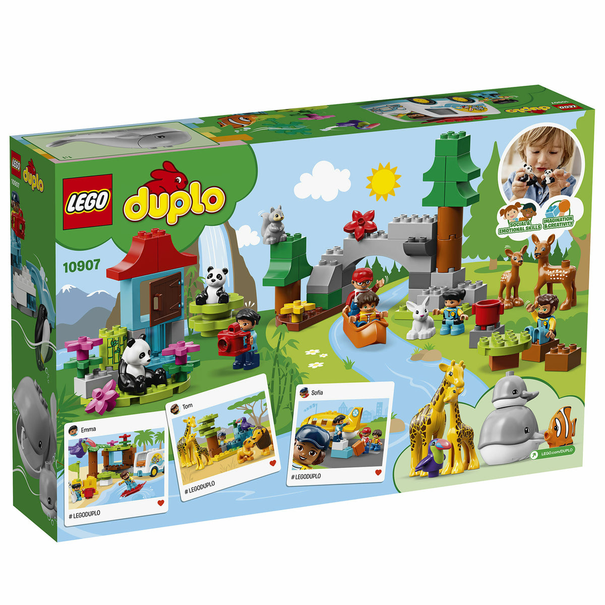 LEGO DUPLO Town - Animalele lumii 10907