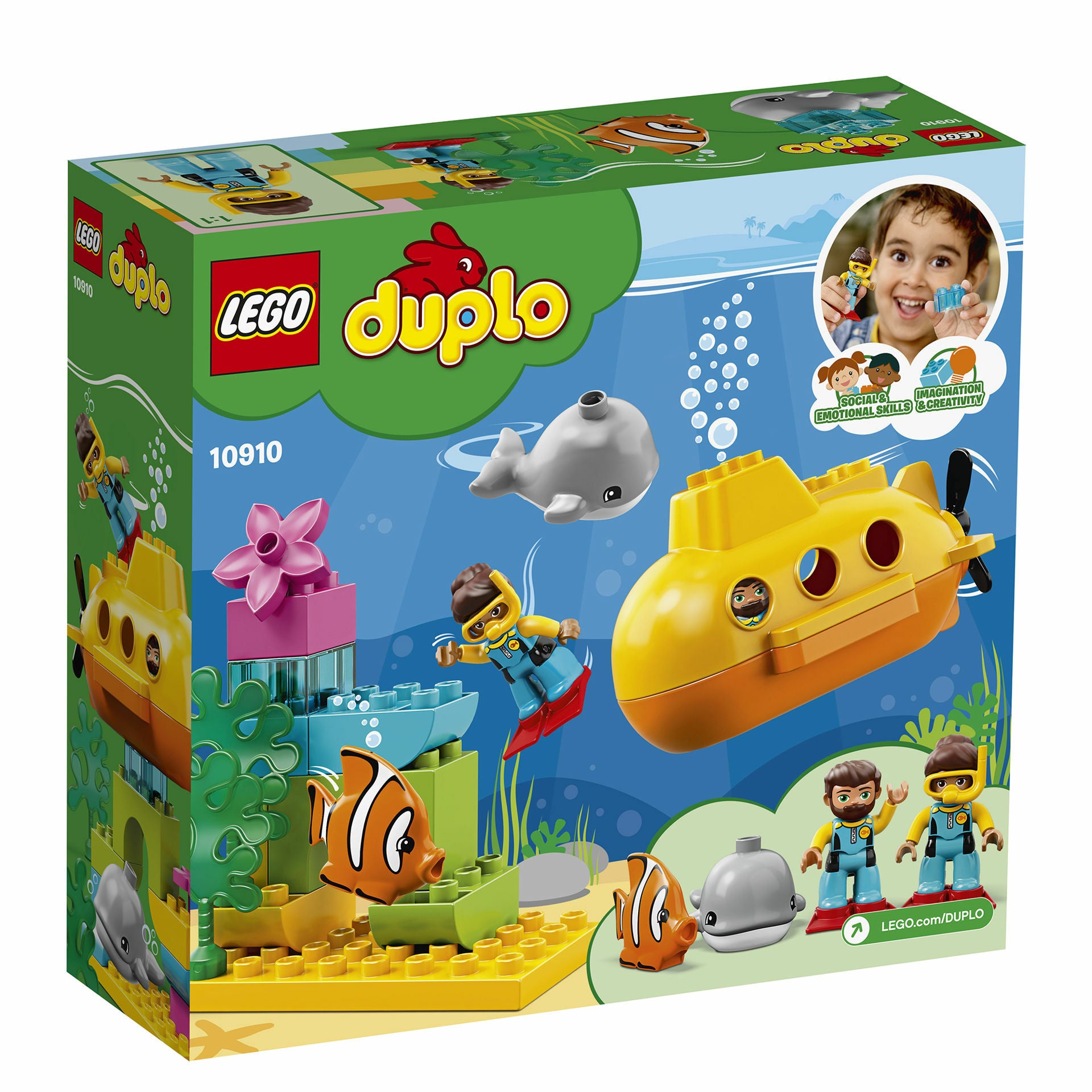LEGO DUPLO Town - Aventura cu submarinul 10910