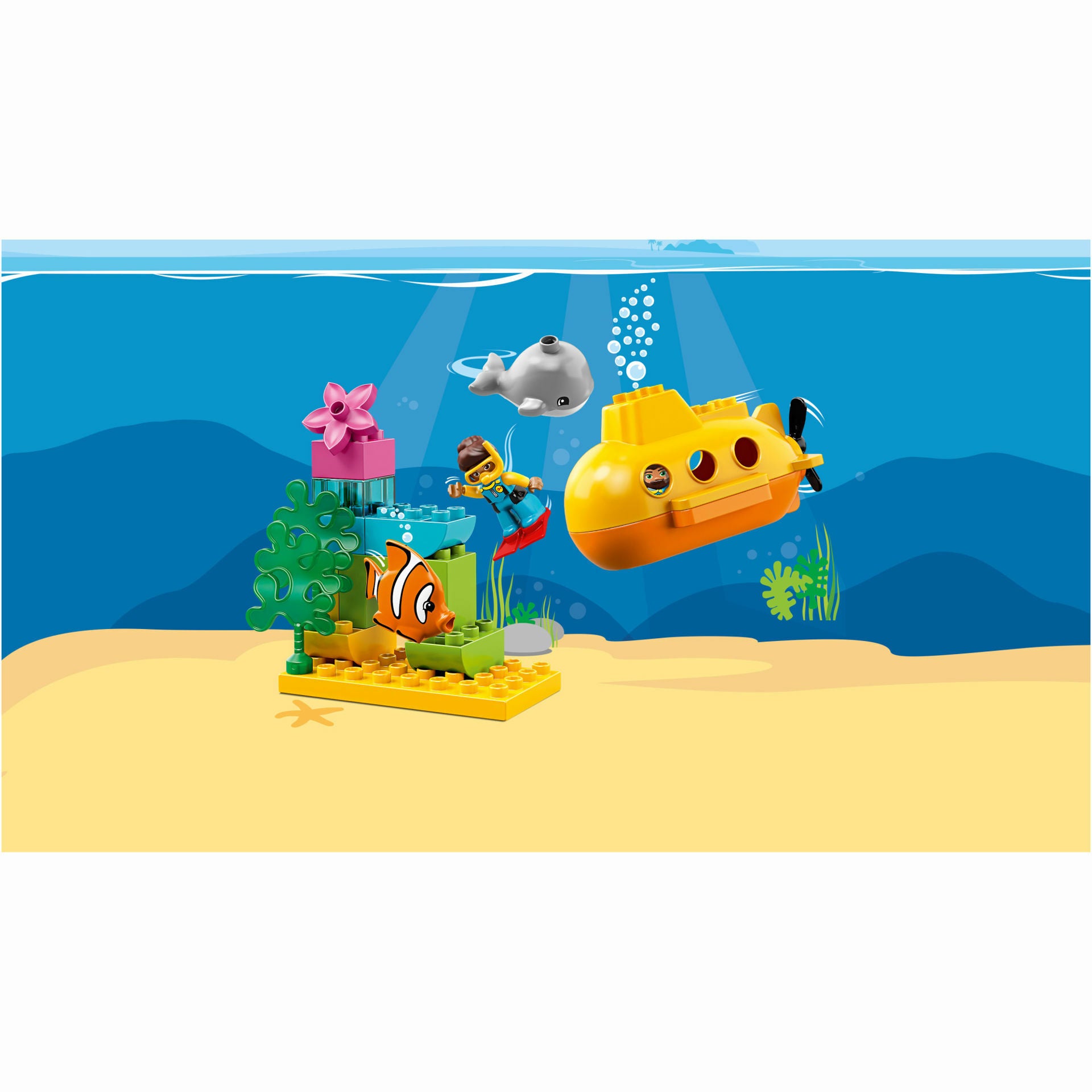 LEGO DUPLO Town - Aventura cu submarinul 10910