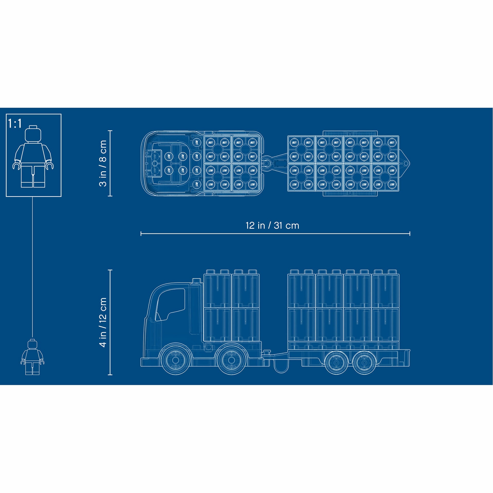 LEGO DUPLO - Primul meu camion cu litere 10915