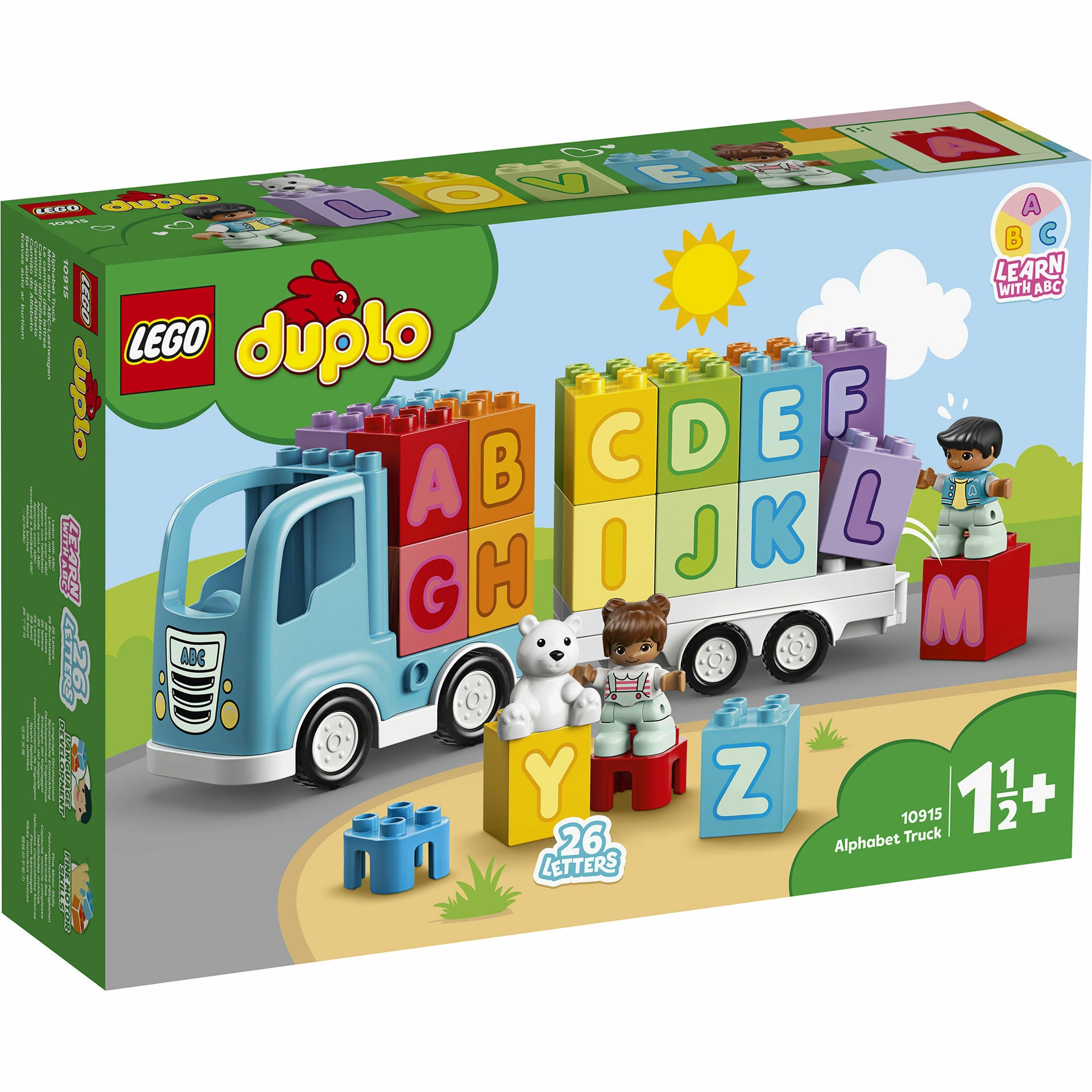 LEGO DUPLO - Primul meu camion cu litere 10915