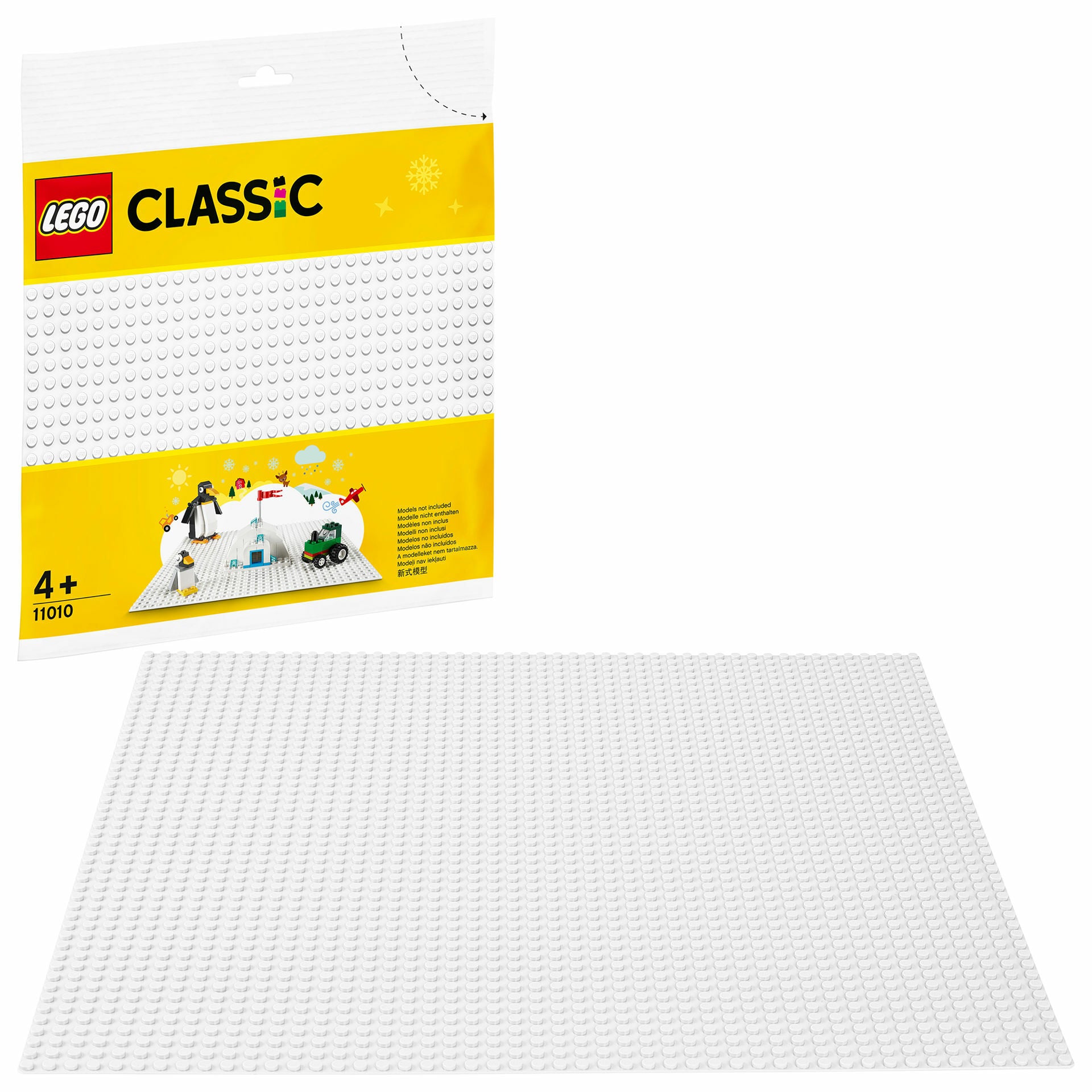 LEGO Classic - Placa de baza alba 11010