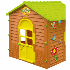 Casuta de joaca de exterior pentru copii MochToys Garden House cu masuta 11045