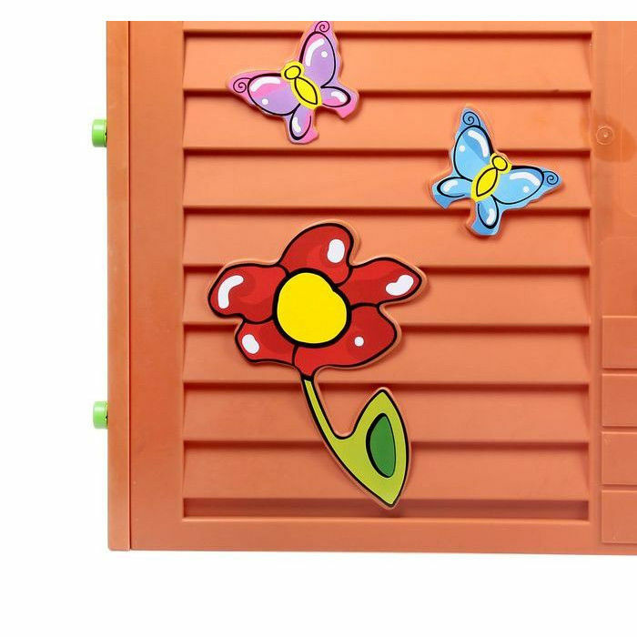 Casuta de joaca de exterior pentru copii MochToys Garden House cu masuta 11045