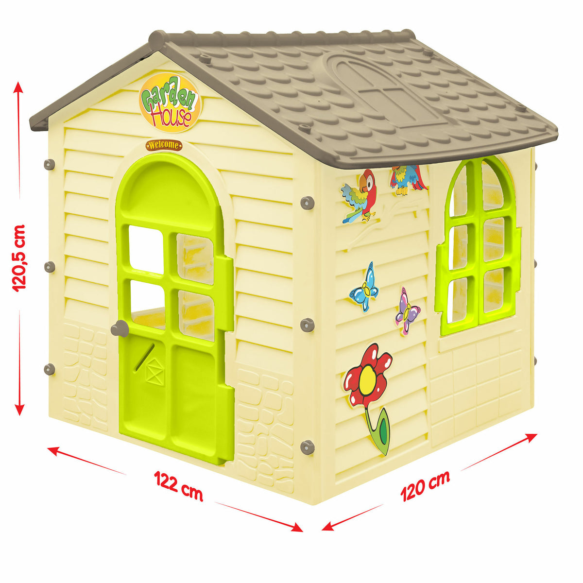 Casuta de joaca de exterior pentru copii MochToys Garden House 11558