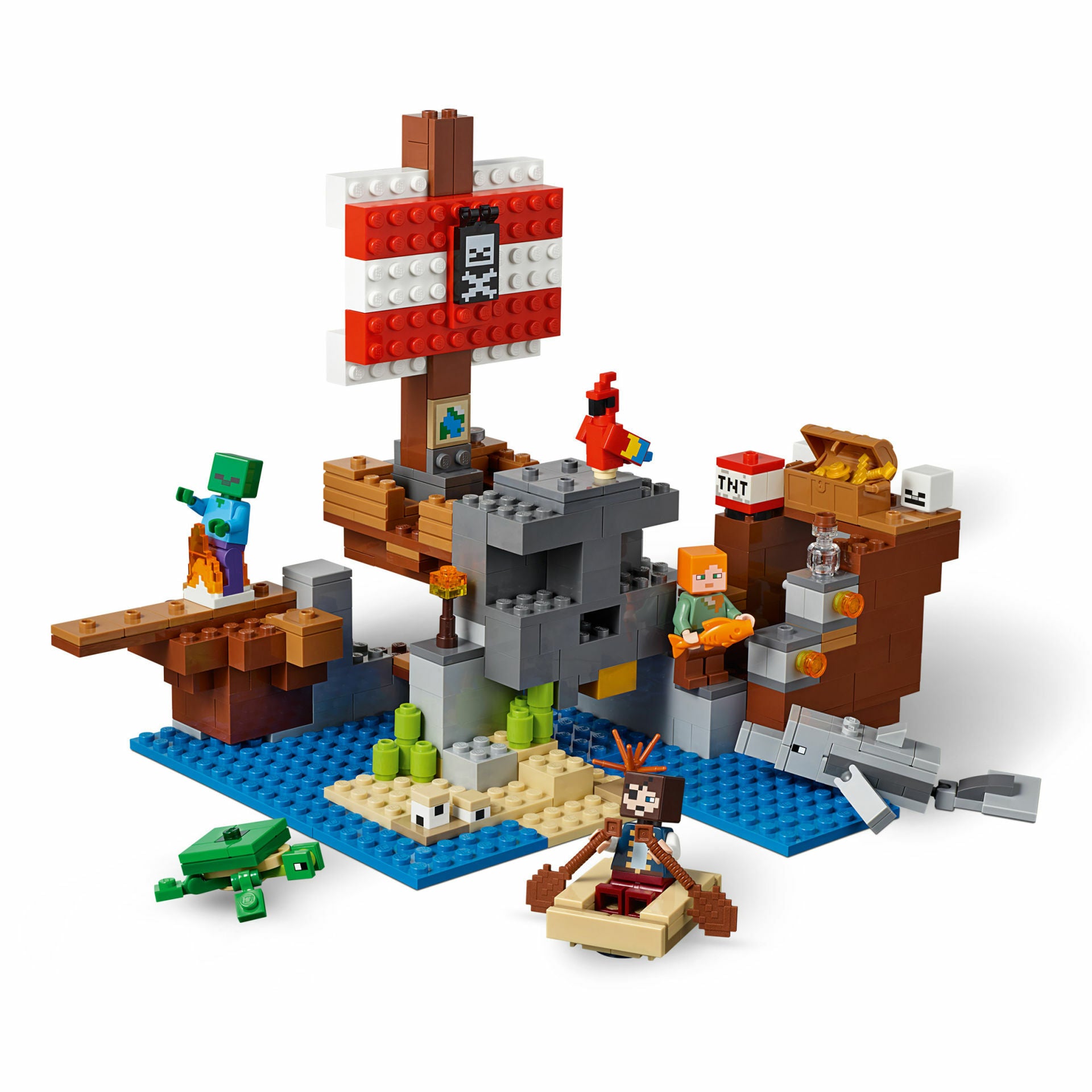 LEGO Minecraft - Aventura corabiei de pirati 21152