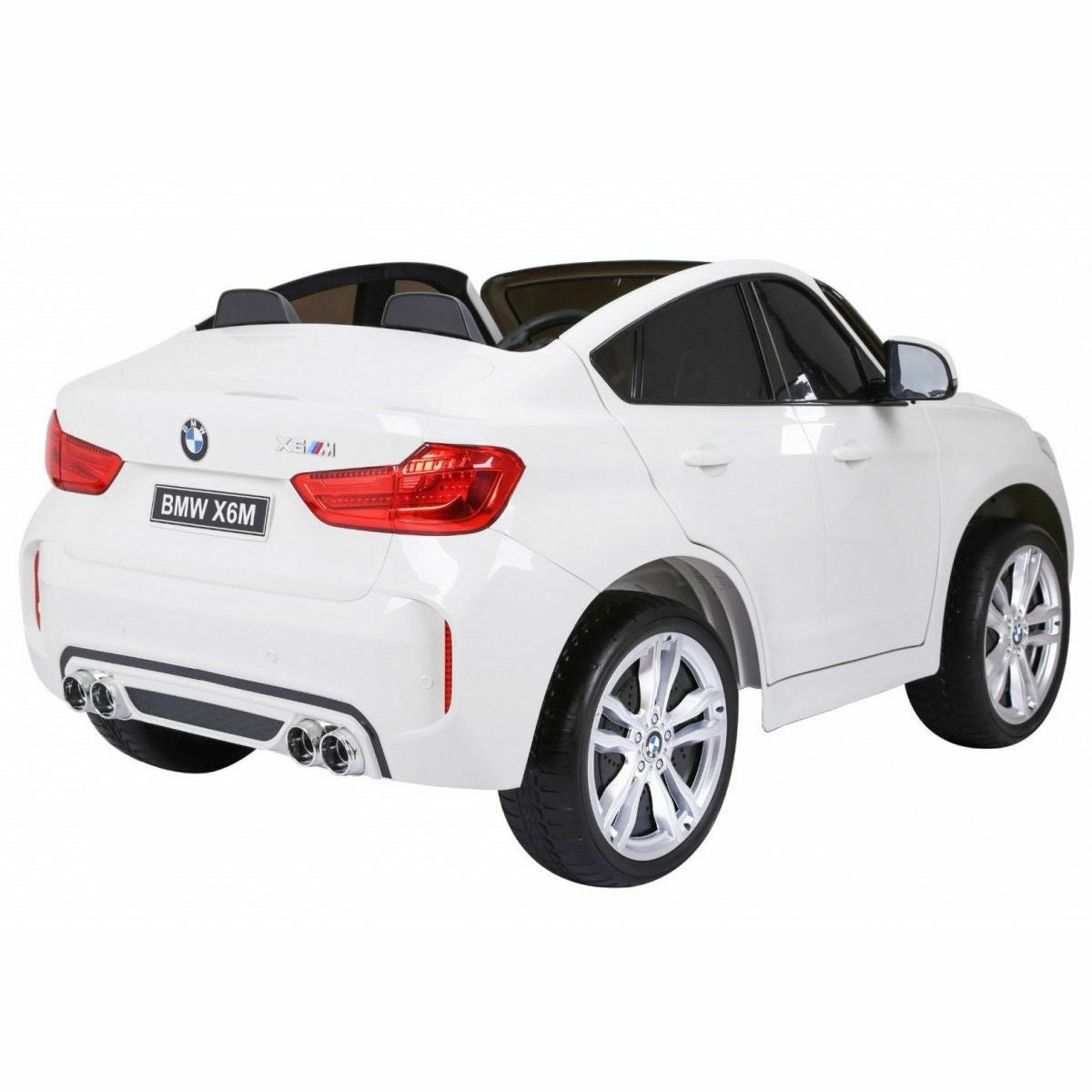 Masinuta electrica BMW X6M, alb