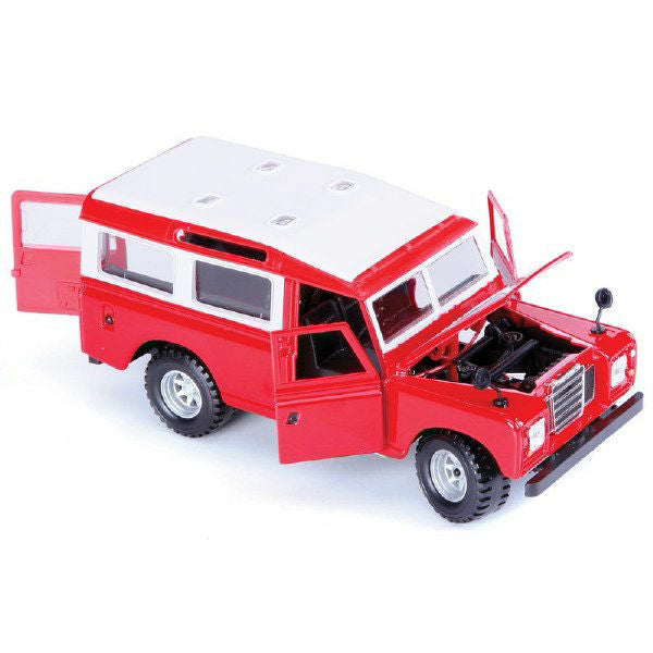 Macheta Masinuta Bburago 1:24, Land Rover Rosu, BB20001B-22063