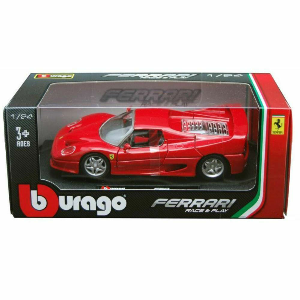 Macheta Masinuta Bburago 1:24 Ferrari R & P F50, BB26000-26010ROSU