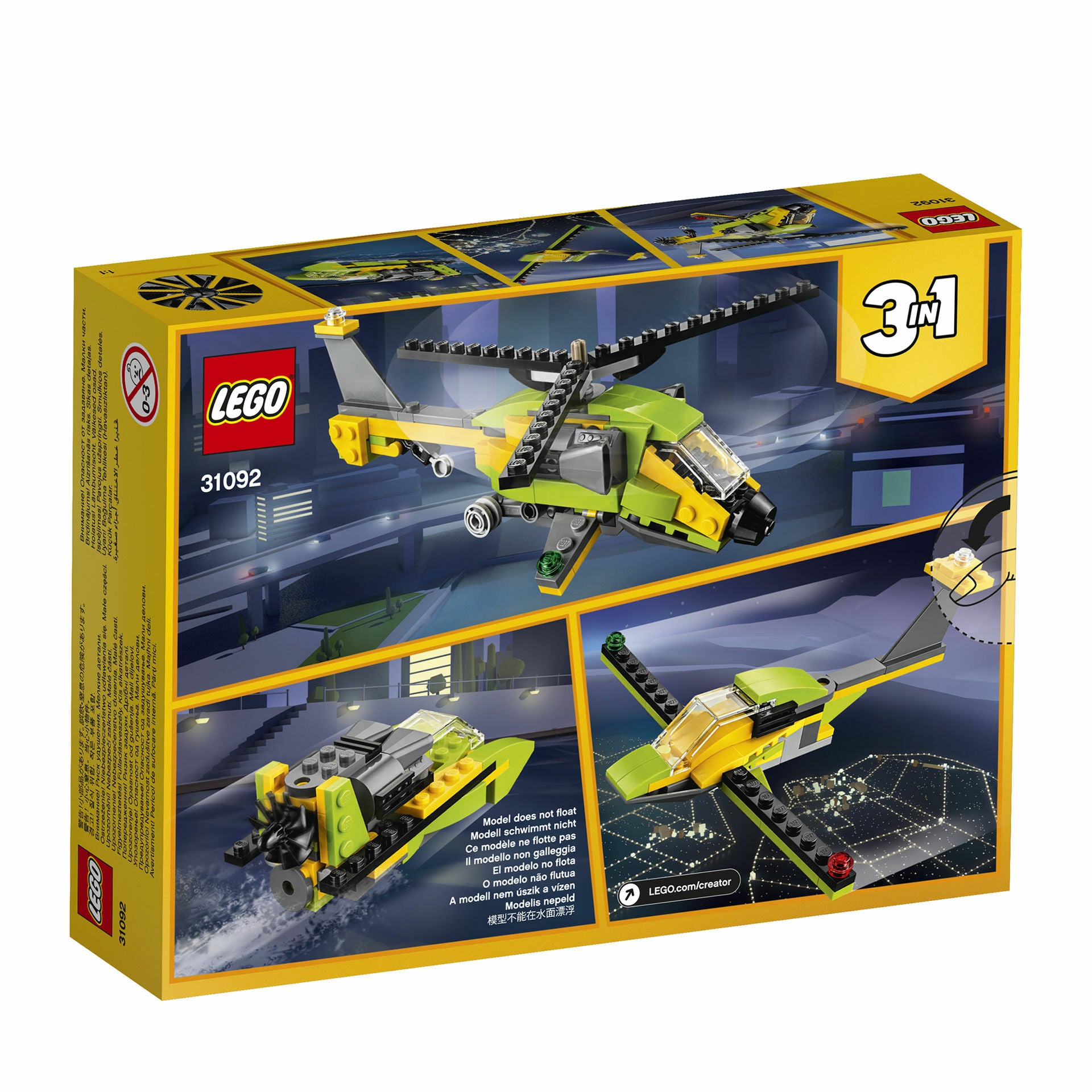 LEGO Creator - Aventura cu elicopterul 31092