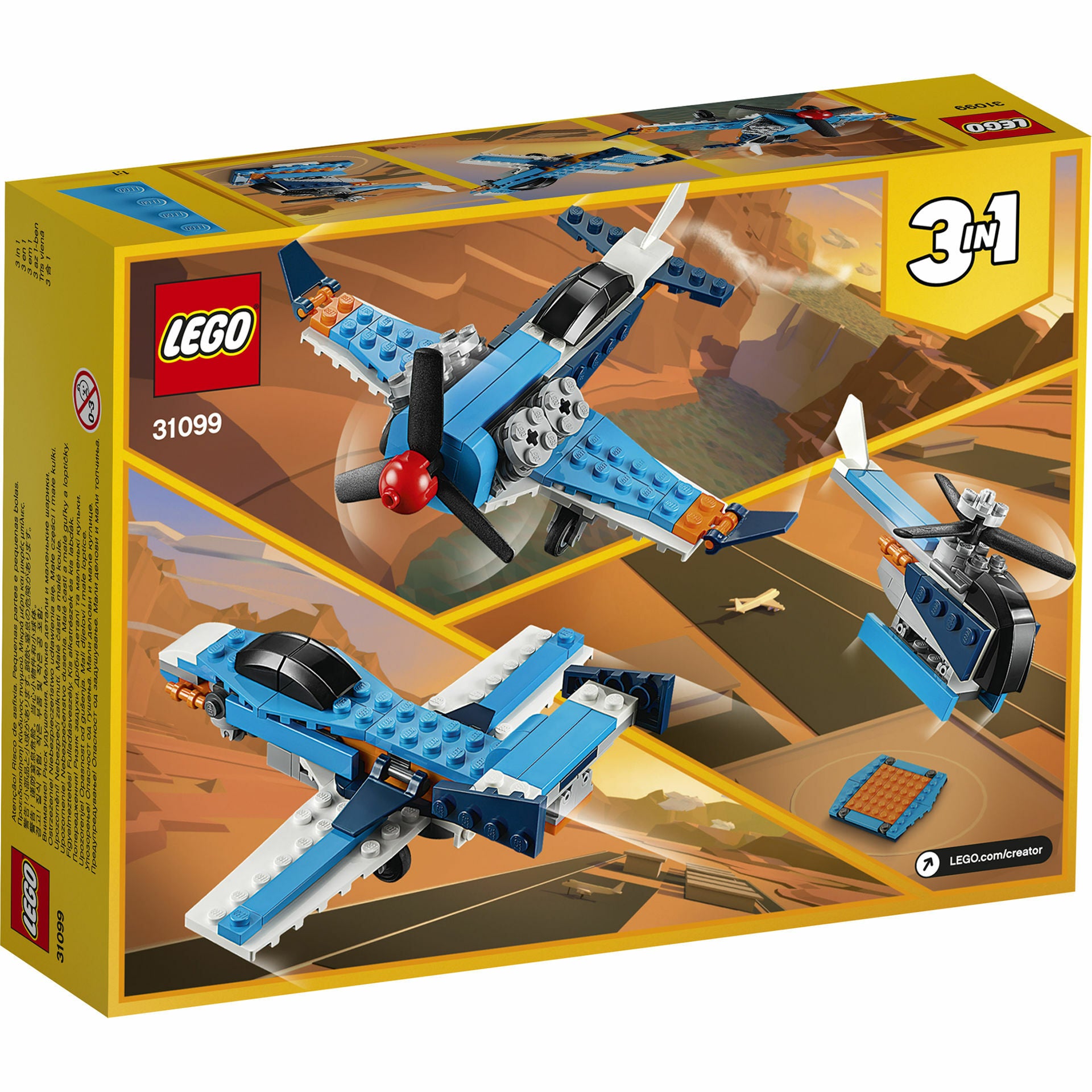 LEGO Creator - Avion cu elice 31099