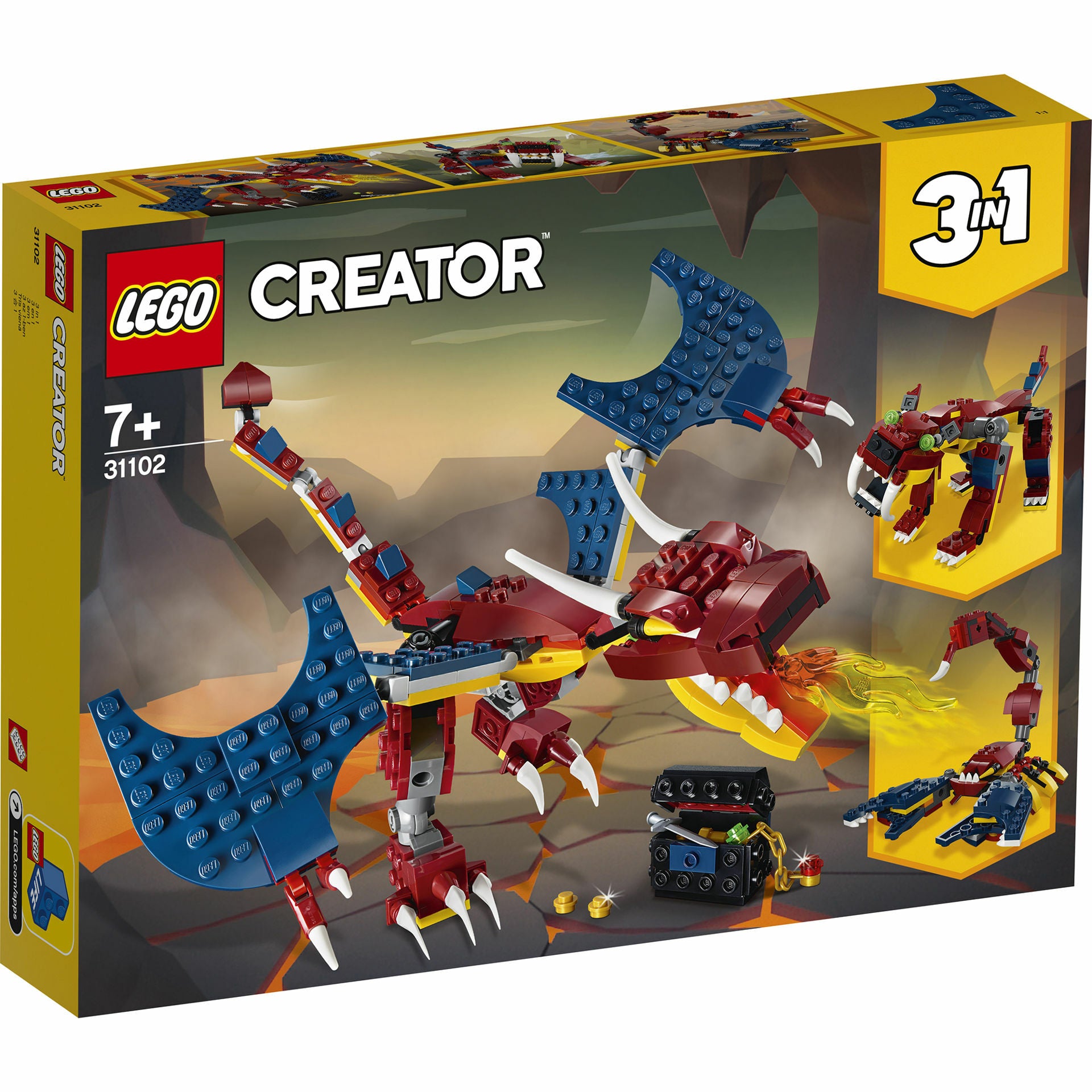 LEGO Creator - Dragon de foc 31102