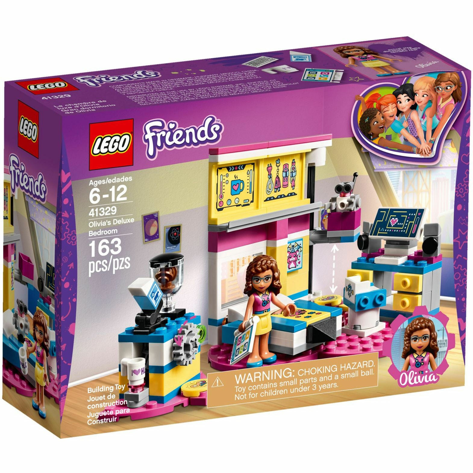 LEGO® Friends Dormitorul de lux al Oliviei 41329