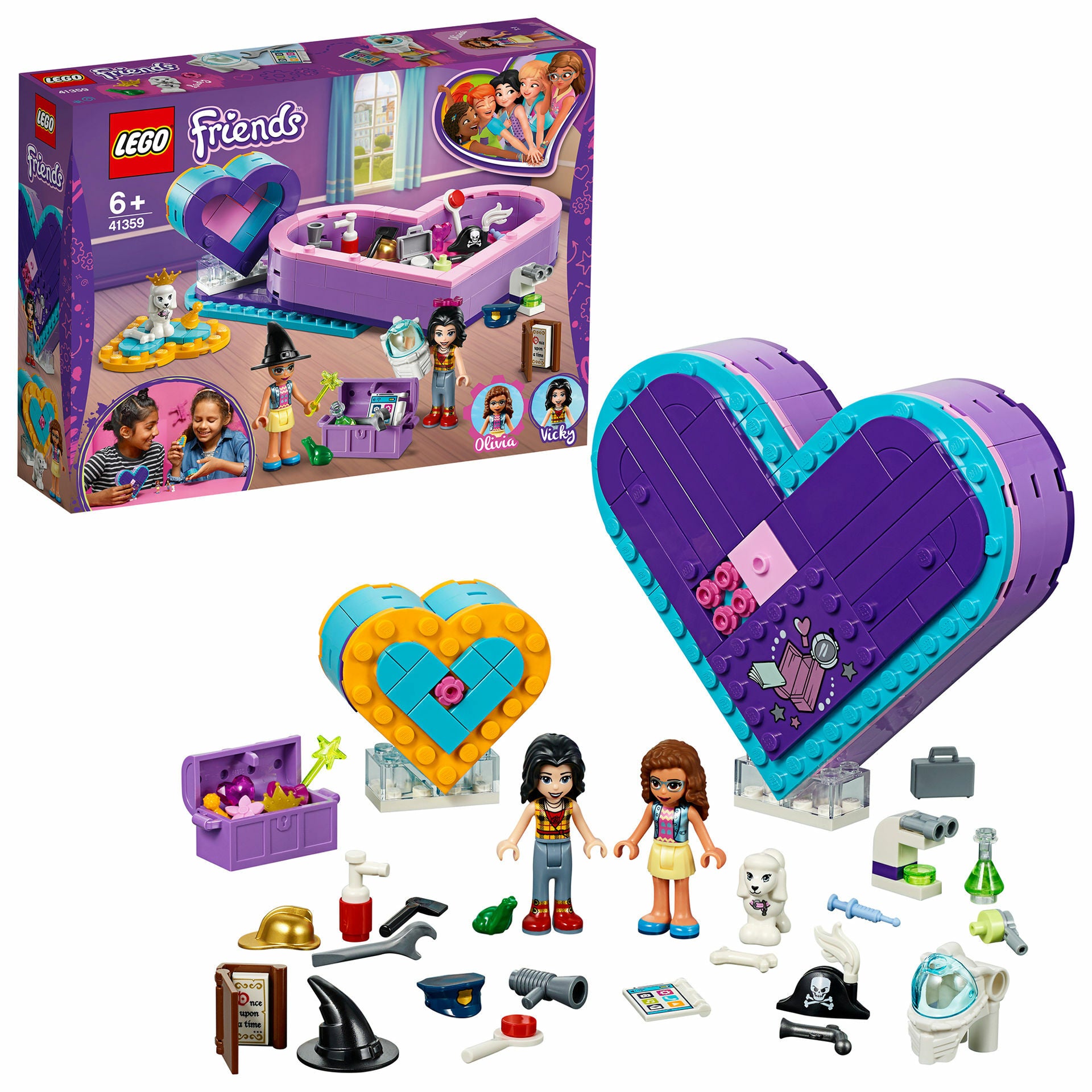 LEGO® Friends - Pachetul prieteniei in forma de inima 41359