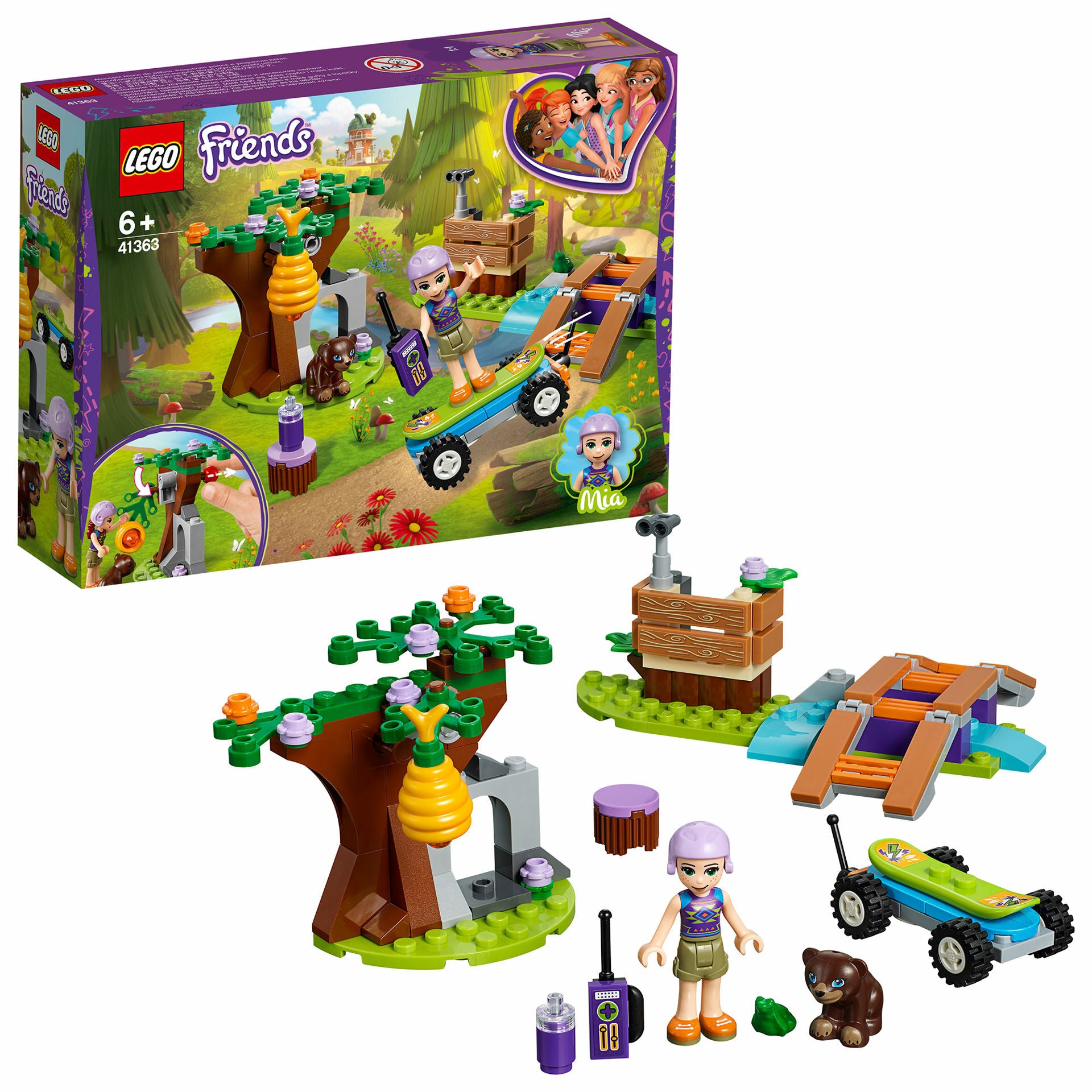 LEGO® Friends - Aventura din padure a Miei 41363