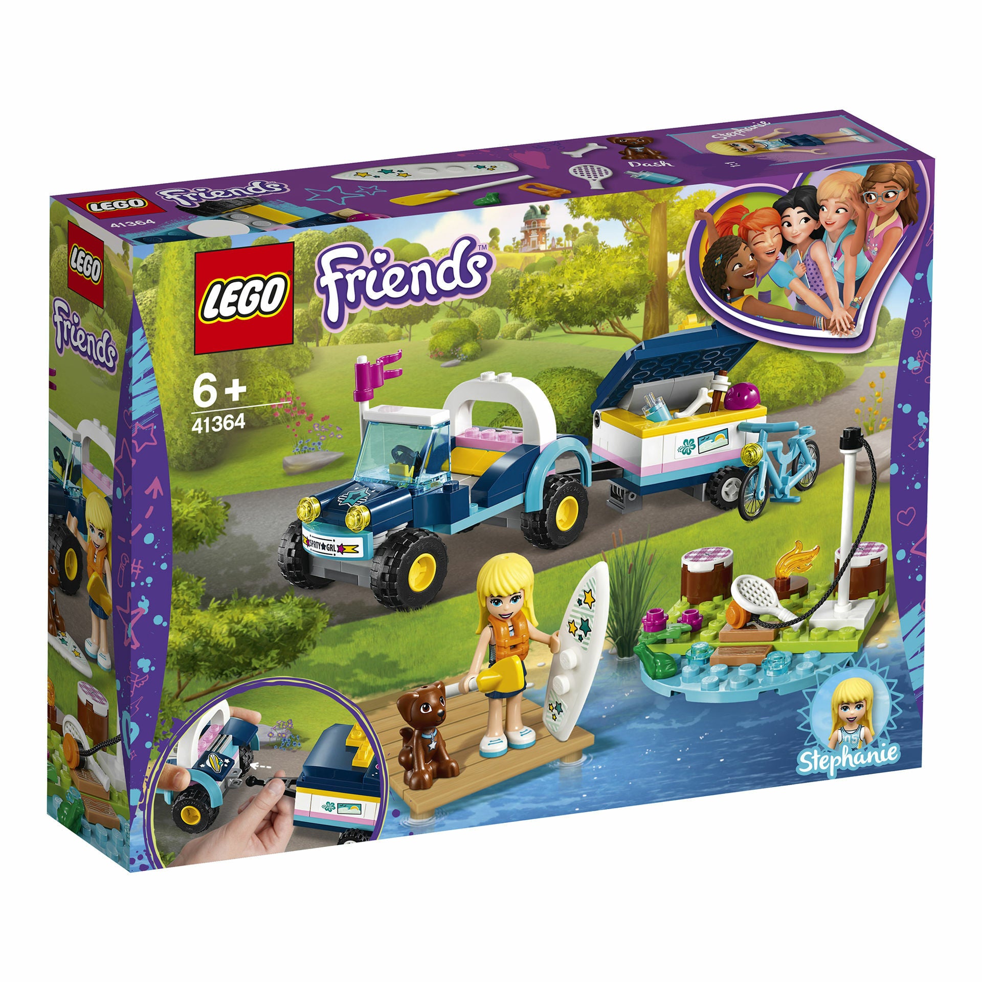 LEGO® Friends - Vehiculul cu remorca al Stephaniei 41364