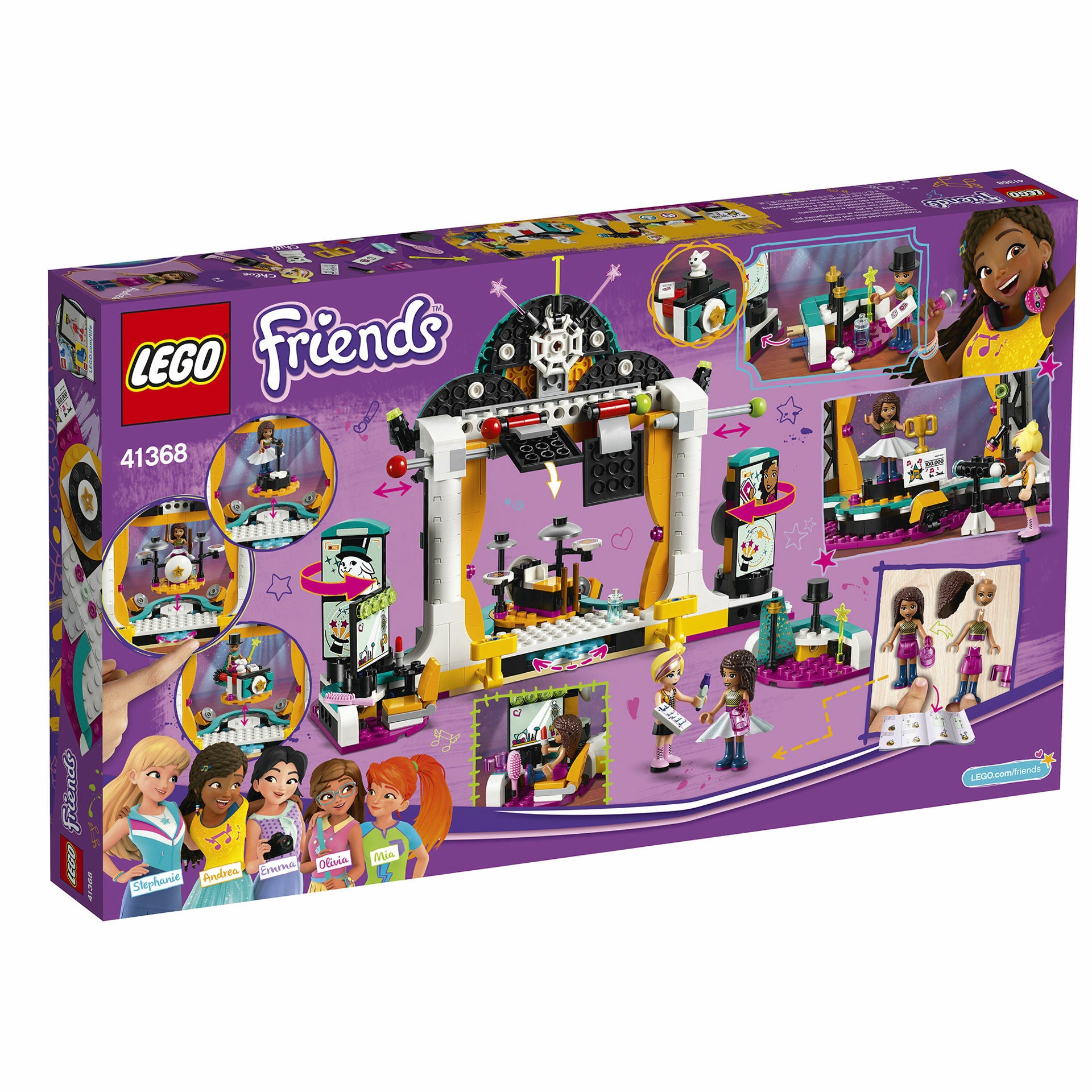 LEGO® Friends - Concursul de talente al Andreei 41368