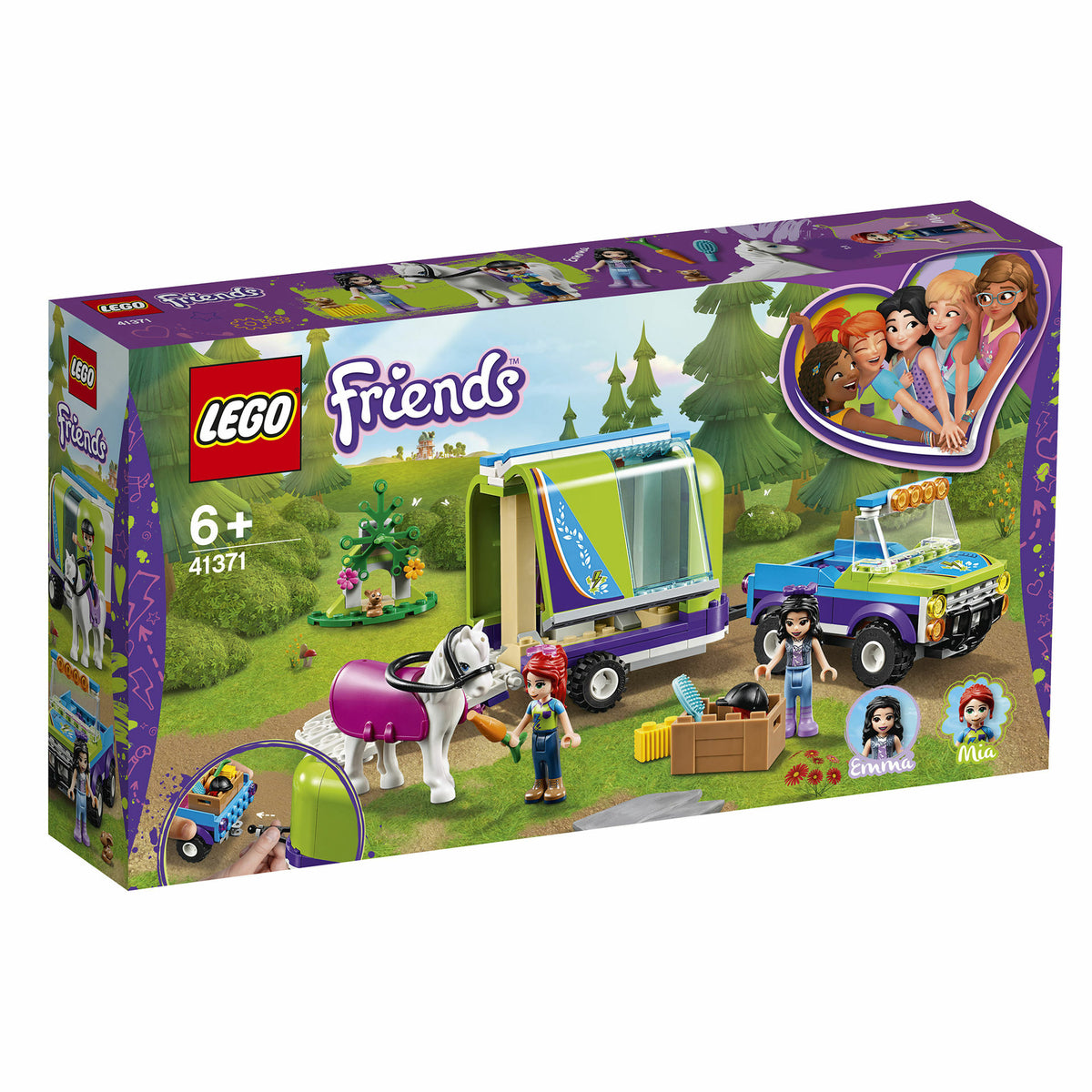 LEGO Friends - Remorca de transport cai a Miei 41371