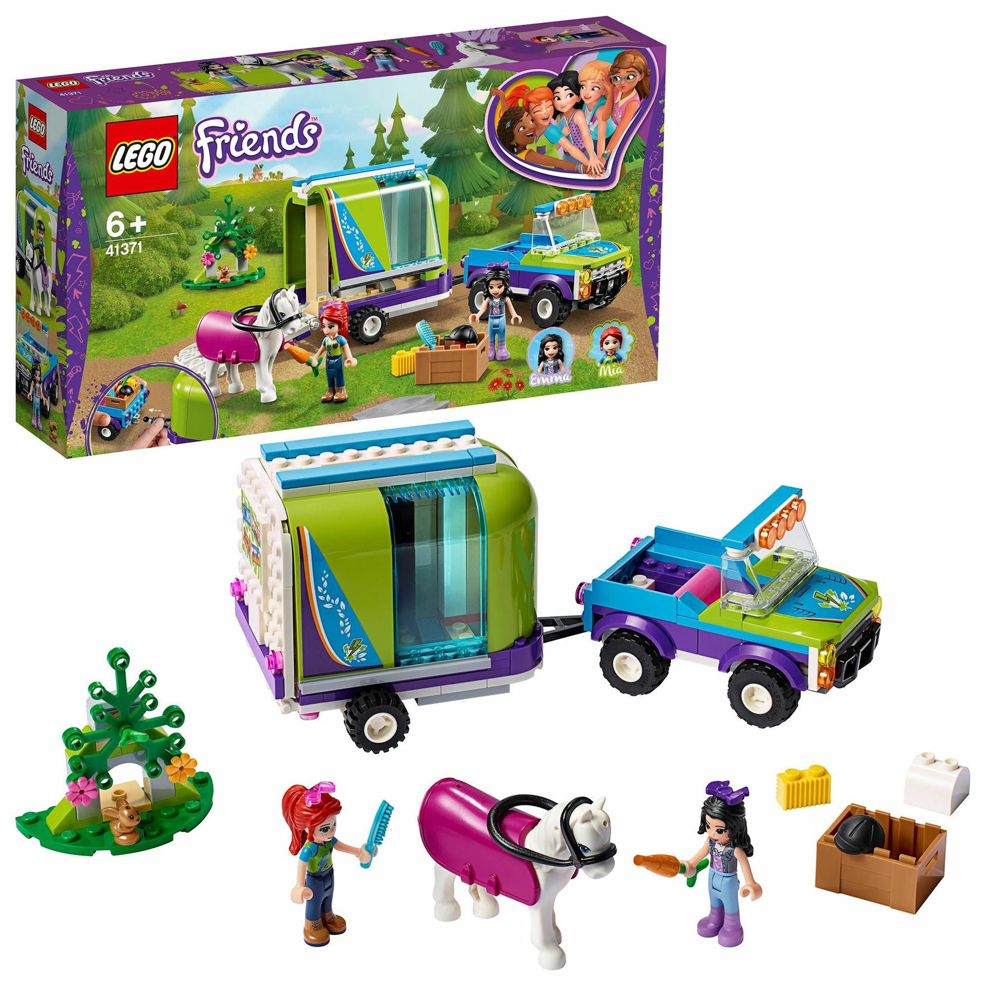 LEGO Friends - Remorca de transport cai a Miei 41371