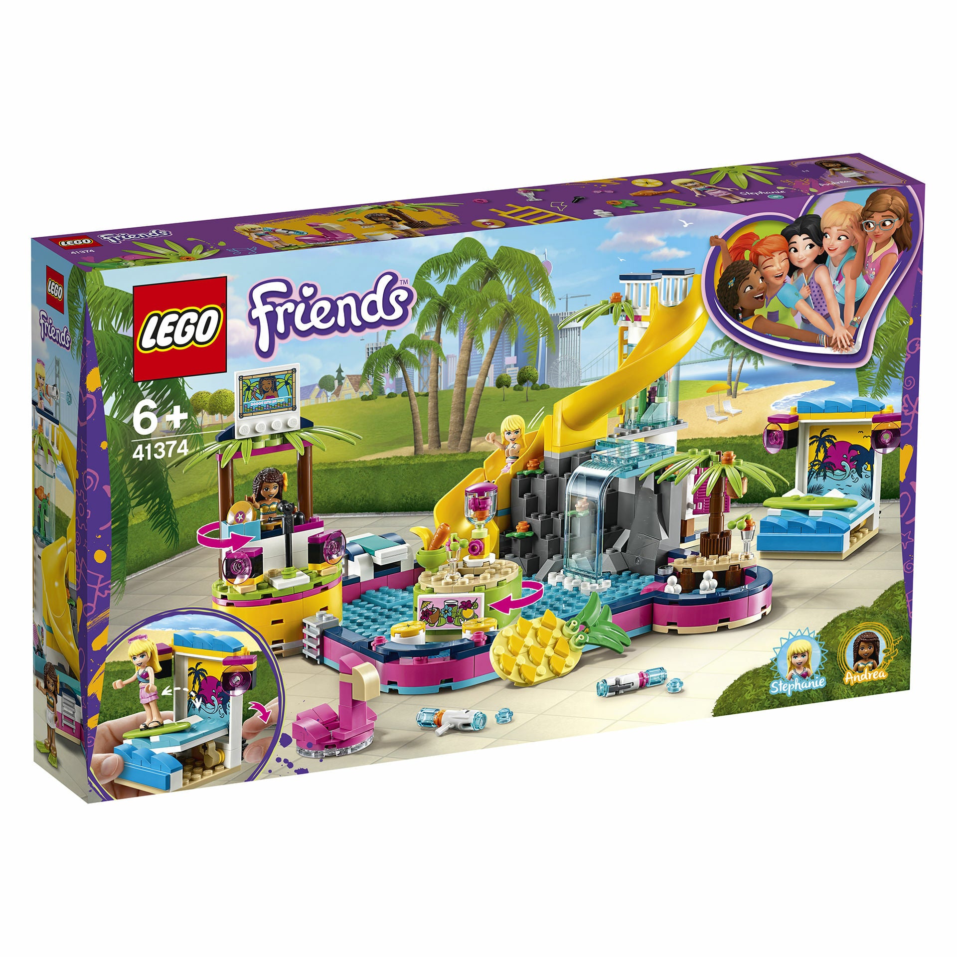 LEGO Friends - Petrecerea la piscina a Andreei 41374