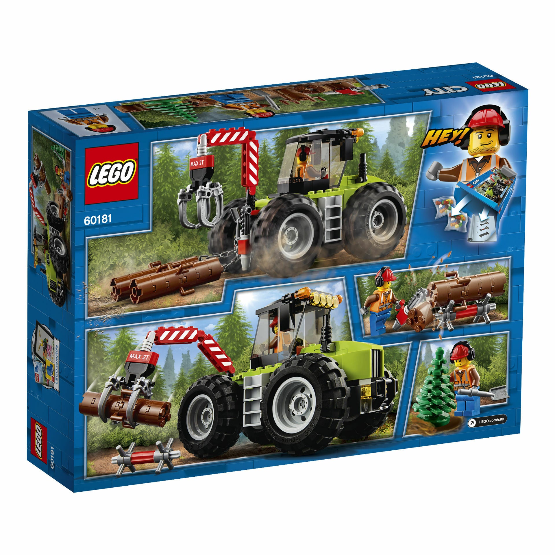 LEGO® City Great Vehicles - Tractor de padure 60181