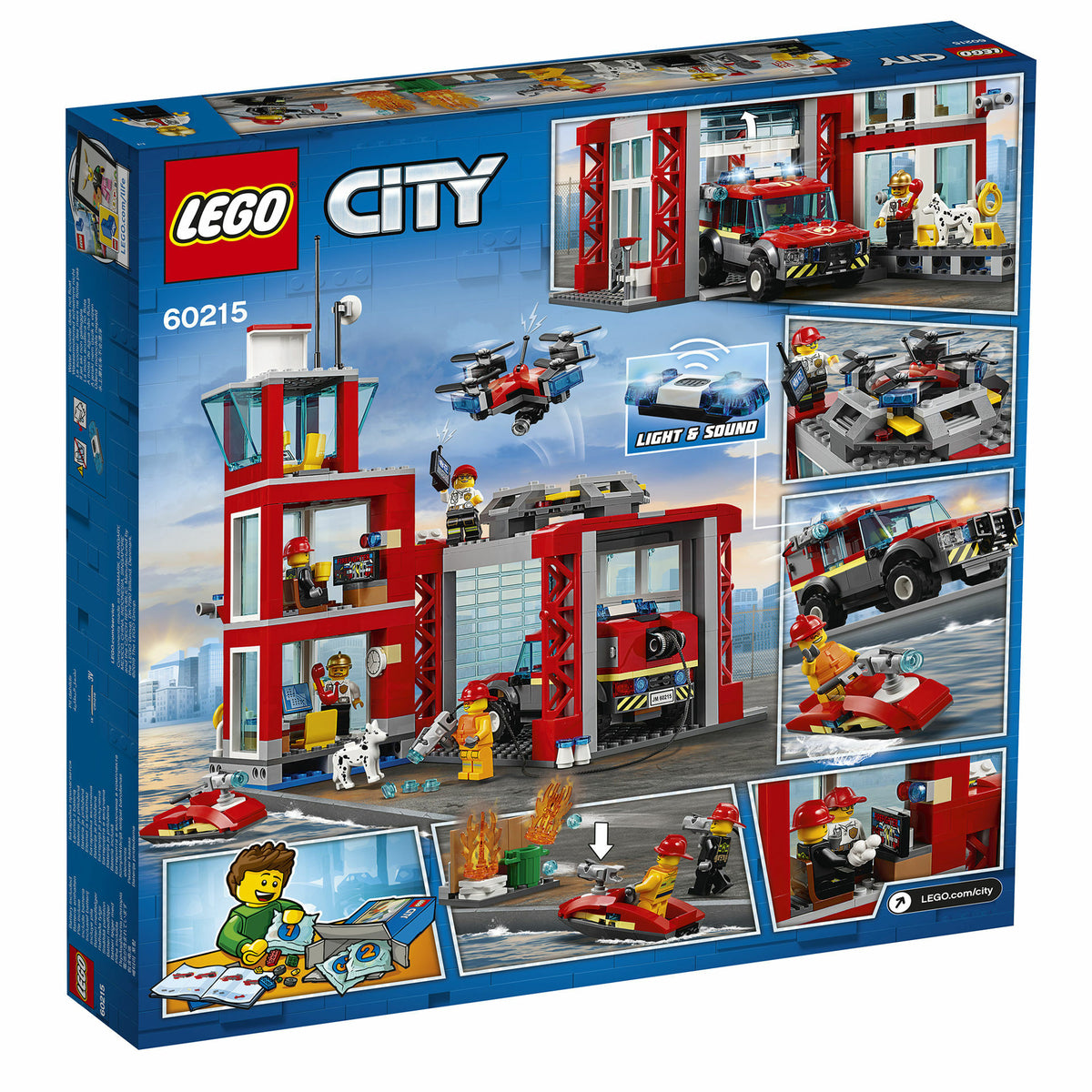 LEGO City Fire - Statie de pompieri 60215