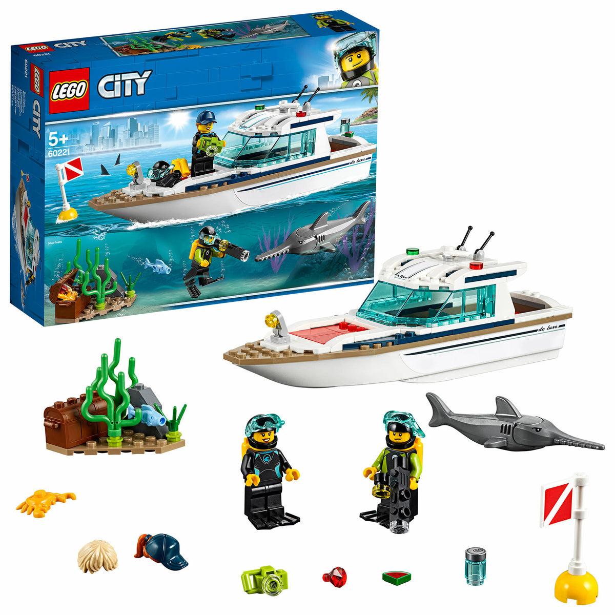 LEGO City Great Vehicles - Iaht pentru scufundari 60221