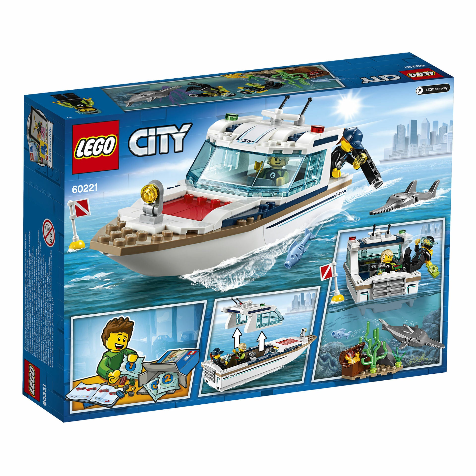 LEGO City Great Vehicles - Iaht pentru scufundari 60221