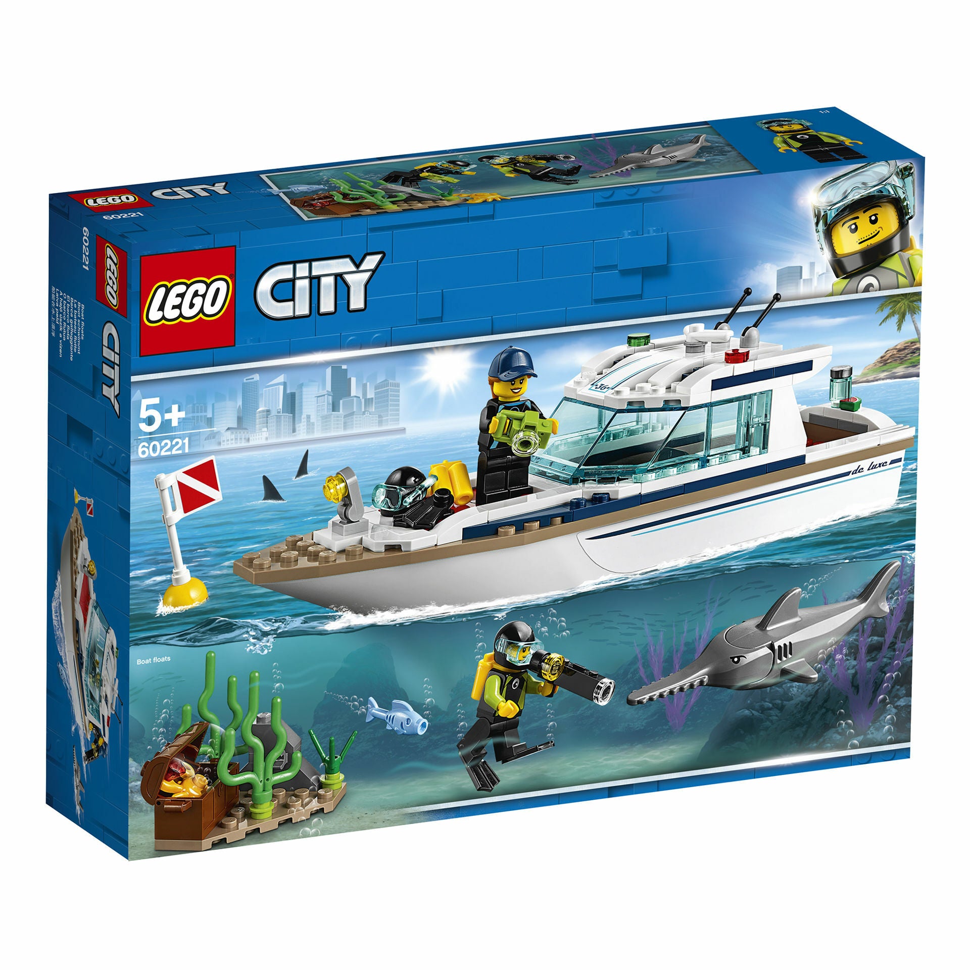 LEGO City Great Vehicles - Iaht pentru scufundari 60221