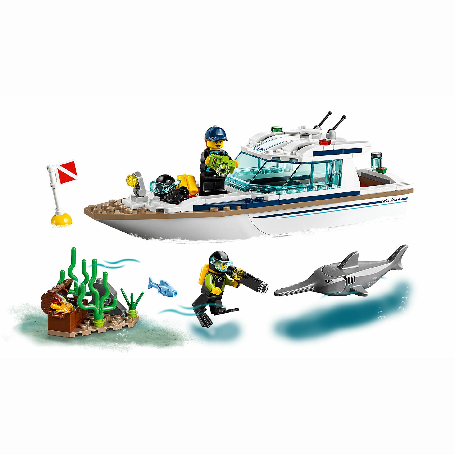 LEGO City Great Vehicles - Iaht pentru scufundari 60221