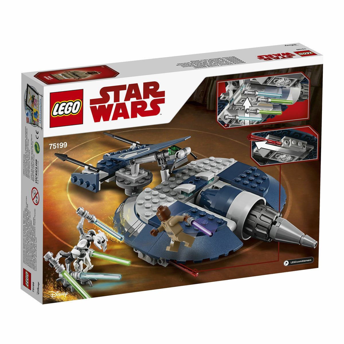 LEGO® Star Wars™ Speeder-ul de lupta al Generalului Grievous 75199