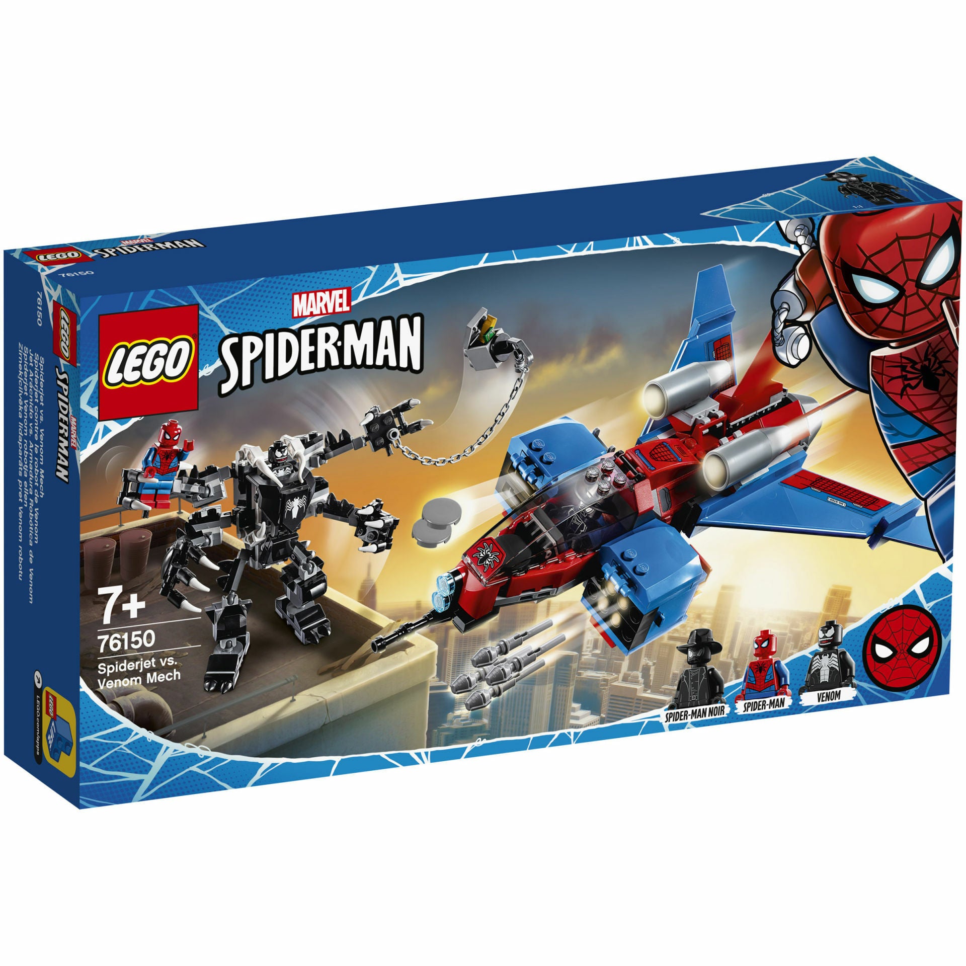 LEGO Super Heroes - Spiderjet contra Robotul Venom 76150