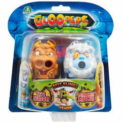 Set 2 Figurine Gloopers Yeti Sudor si Minotauri Mucus cu Slime