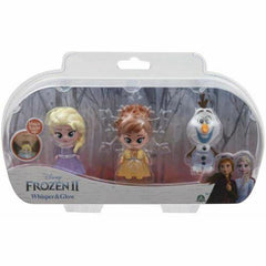 Set 3 Mini Figurine Elsa Anna si Olaf Whisper and Glow Frozen 2