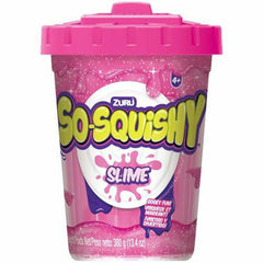 Slime So-Squishy in Cutie Mare Roz cu Sclipici