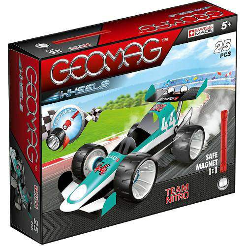 Geomag set magnetic 25 piese Wheels Team Nitro, 711