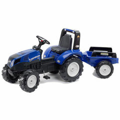 Tractor New Holland cu Pedale si Remorca