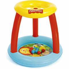 Centru BestWay de Joaca Gonflabil Fisher Price cu 15 Bile si Parasolar