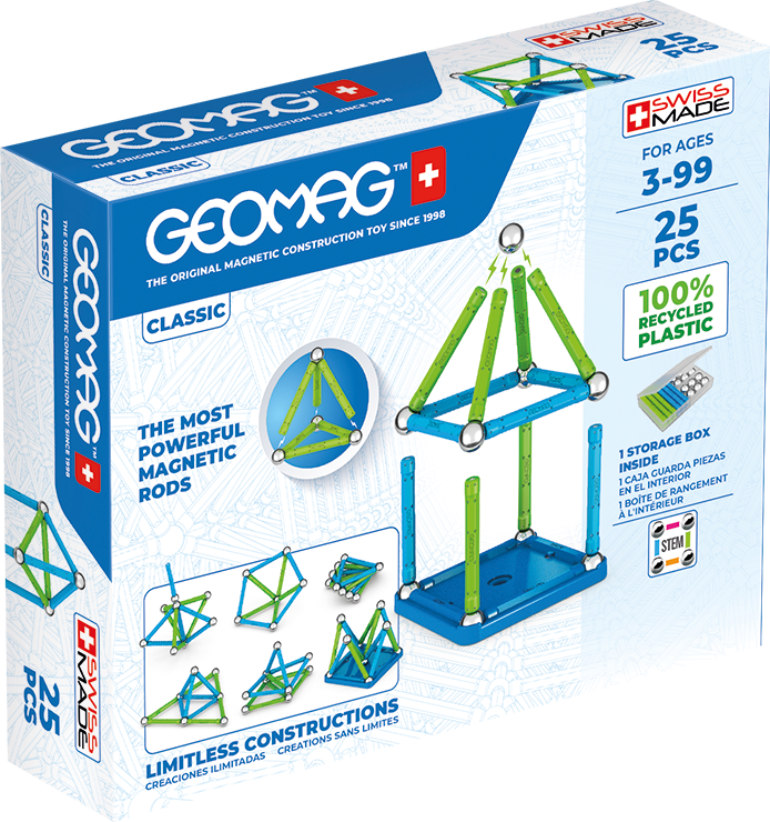 Geomag set magnetic 25 piese Green line, 275