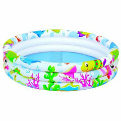 Piscina gonflabila coral pentru copii cu 3 inele, 201580