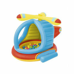 Elicopter gonflabil Bestway cu 50 de bile, 140 cm x 127 cm x 89cm