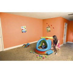 Elicopter gonflabil Bestway cu 50 de bile, 140 cm x 127 cm x 89cm