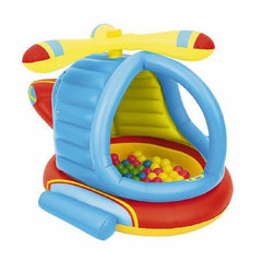 Elicopter gonflabil Bestway cu 50 de bile, 140 cm x 127 cm x 89cm