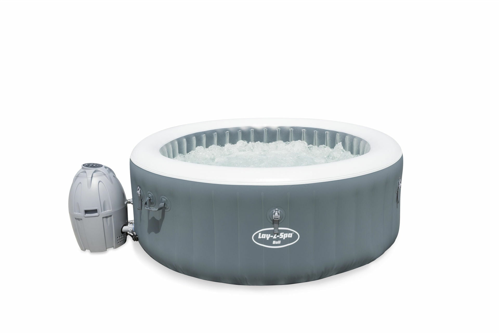 Mini piscina, Lay Z Spa, Bali, Bestway, 180*66 cm, cu iluminare si hidromasaj, 54183