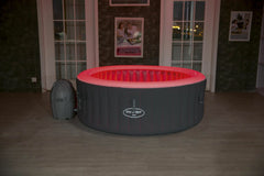 Mini piscina, Lay Z Spa, Bali, Bestway, 180*66 cm, cu iluminare si hidromasaj, 54183